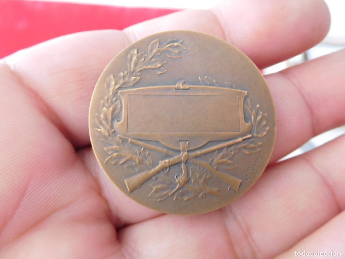 Medallas tem&aacute;ticas: Medalla antigua de bronce CH. Marey - Foto 2