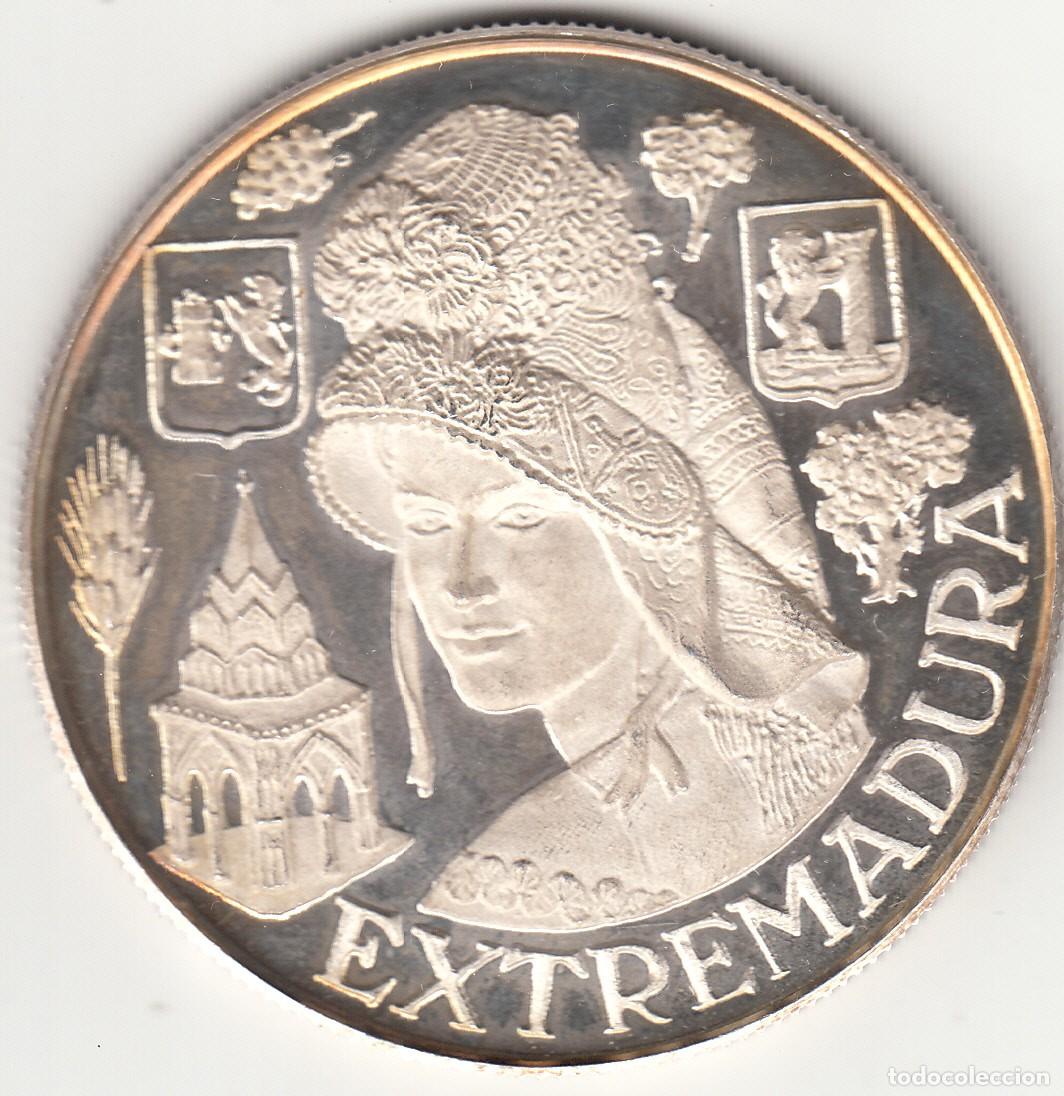 Medallas tem&aacute;ticas: MEDALLA PLATA: EXTREMADURA - Foto 1