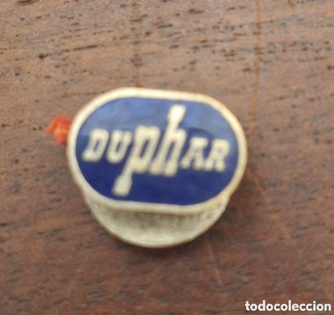 Medallas tem&aacute;ticas: Bot&oacute;n insignia de solapa esmaltado duphar - Foto 1