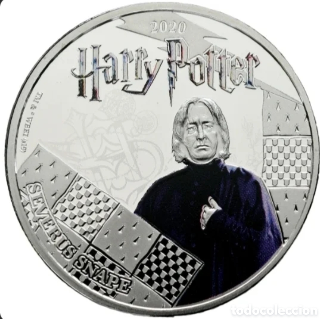 Medallas tem&aacute;ticas: Moneda colecci&oacute;n Harry Potter Severus Snape - Foto 1