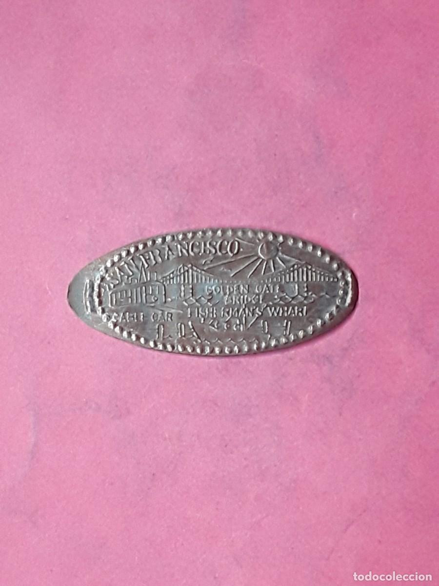 Medallas tem&aacute;ticas: MONEDA ELONGADA SAN FRANCISCO. TOKEN - Foto 1
