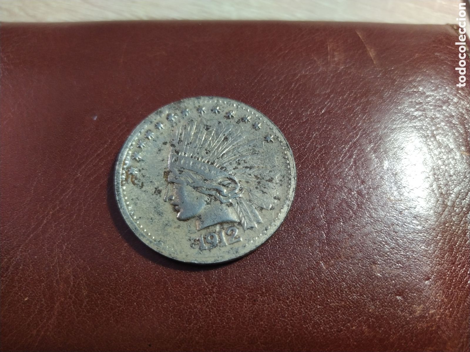 Medalhas tem&aacute;ticas: MINERS BANK. DOCKERDUCK. WALT DISNEY PRODUCT. 1912. LA DE LA FOTO