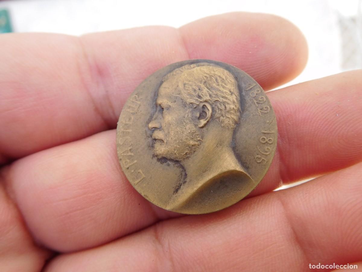 Medallas tem&aacute;ticas: Medalla de bronce Louis Pasteur a&ntilde;o 1927 - Foto 1