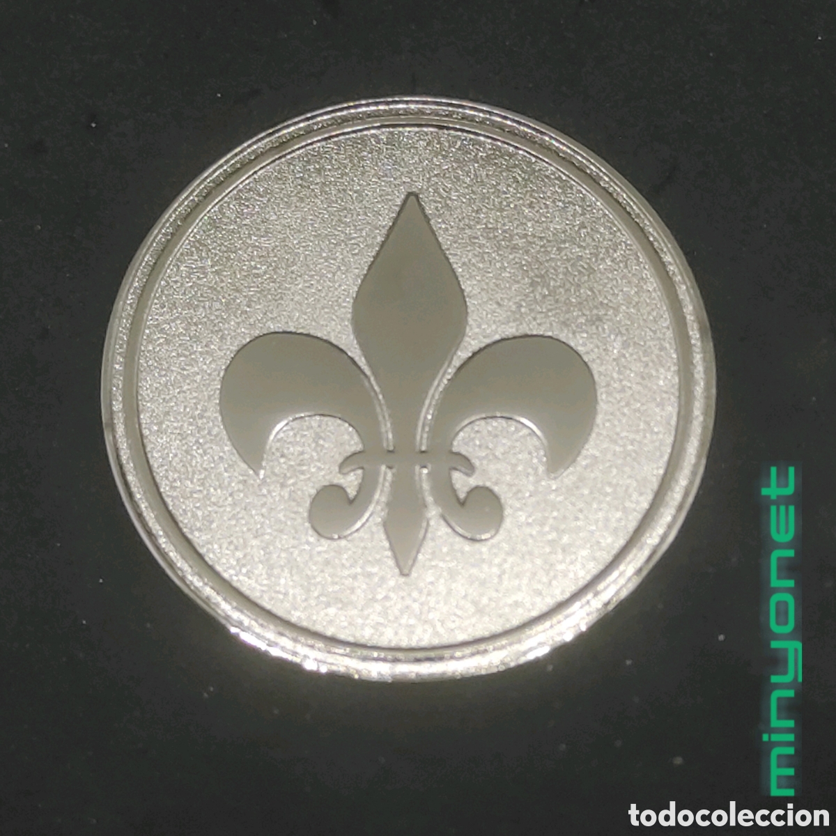 Medallas tem&aacute;ticas: Moneda - medalla Saints Row - Flor de lis - Foto 2