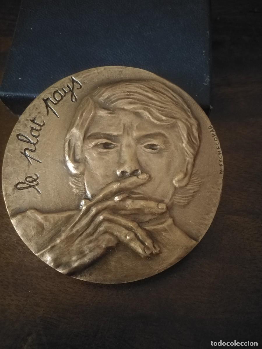 Medallas tem&aacute;ticas: Medalla de Jacques Brel. Le plat pays. - Foto 1