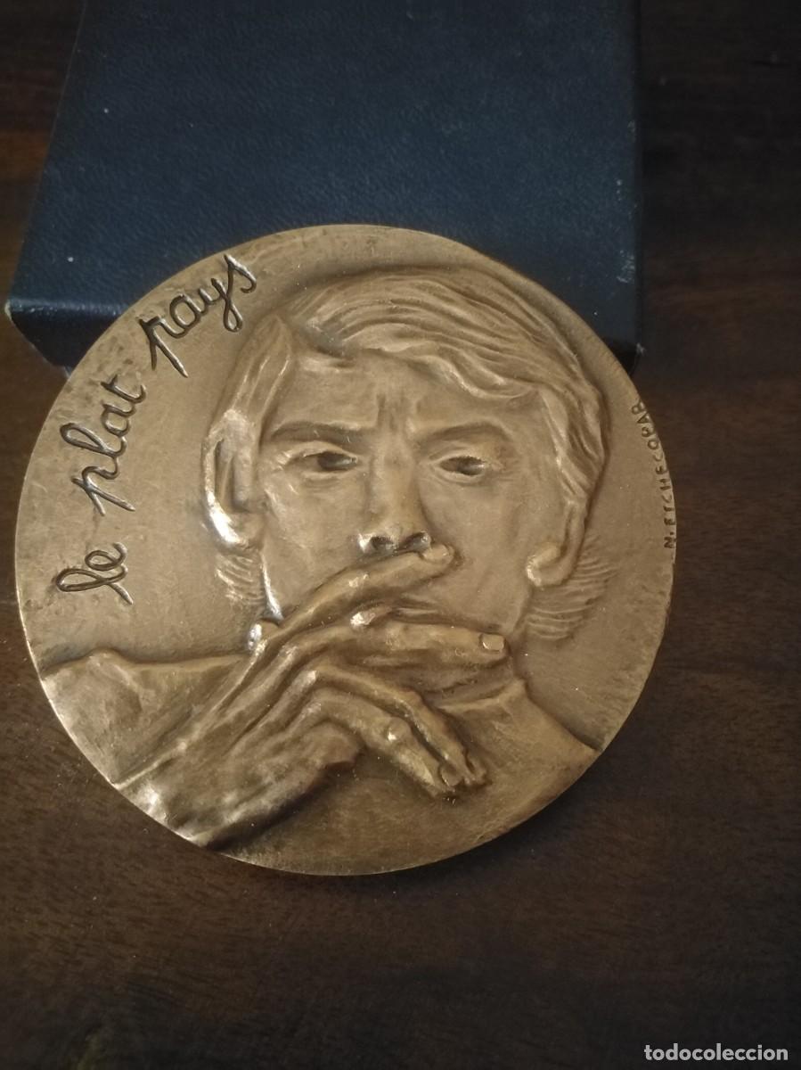 Medallas tem&aacute;ticas: Medalla de Jacques Brel. Le plat pays. - Foto 2