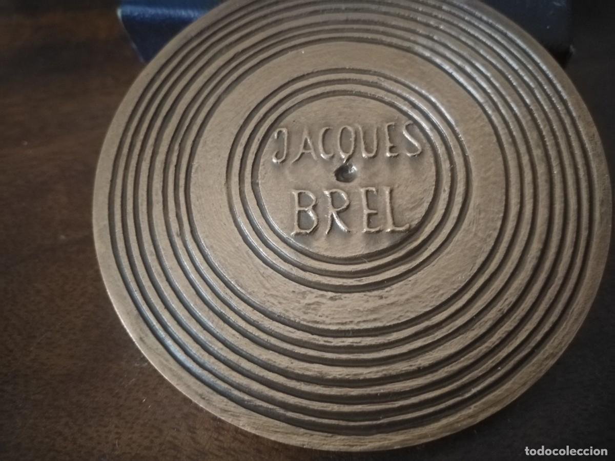 Medallas tem&aacute;ticas: Medalla de Jacques Brel. Le plat pays. - Foto 7