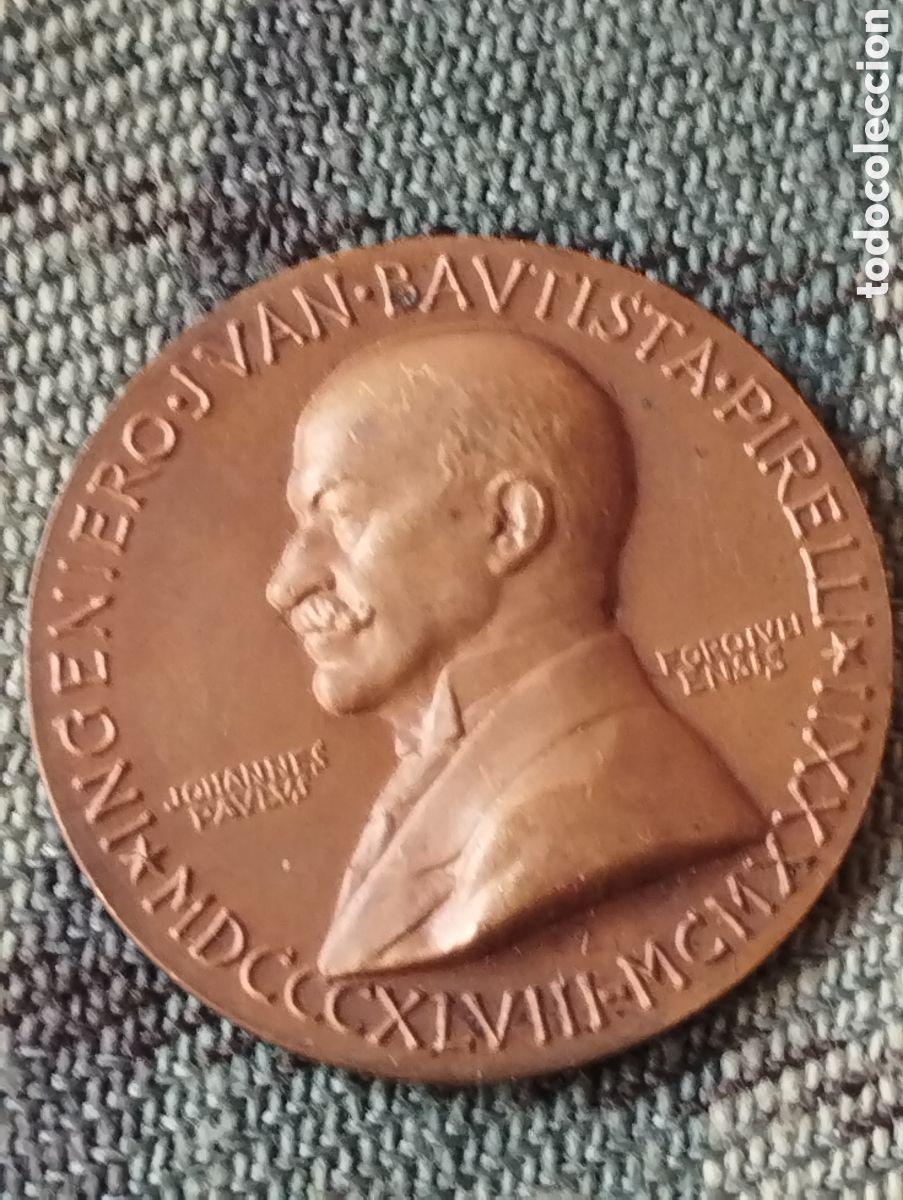 Medallas tem&aacute;ticas: Medalla del Pirelli a&ntilde;o 1952 - Foto 1