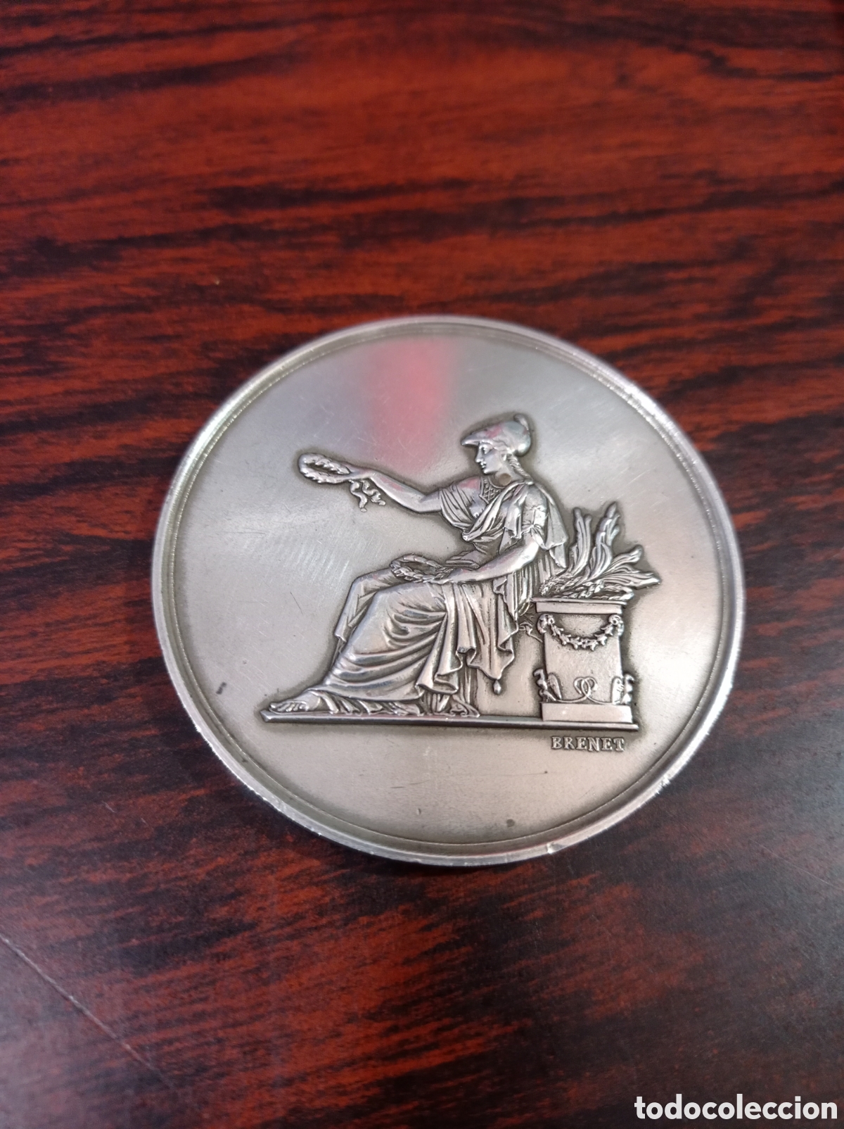 Medallas tem&aacute;ticas: Medalla de plata Diosa Minerva - Foto 1