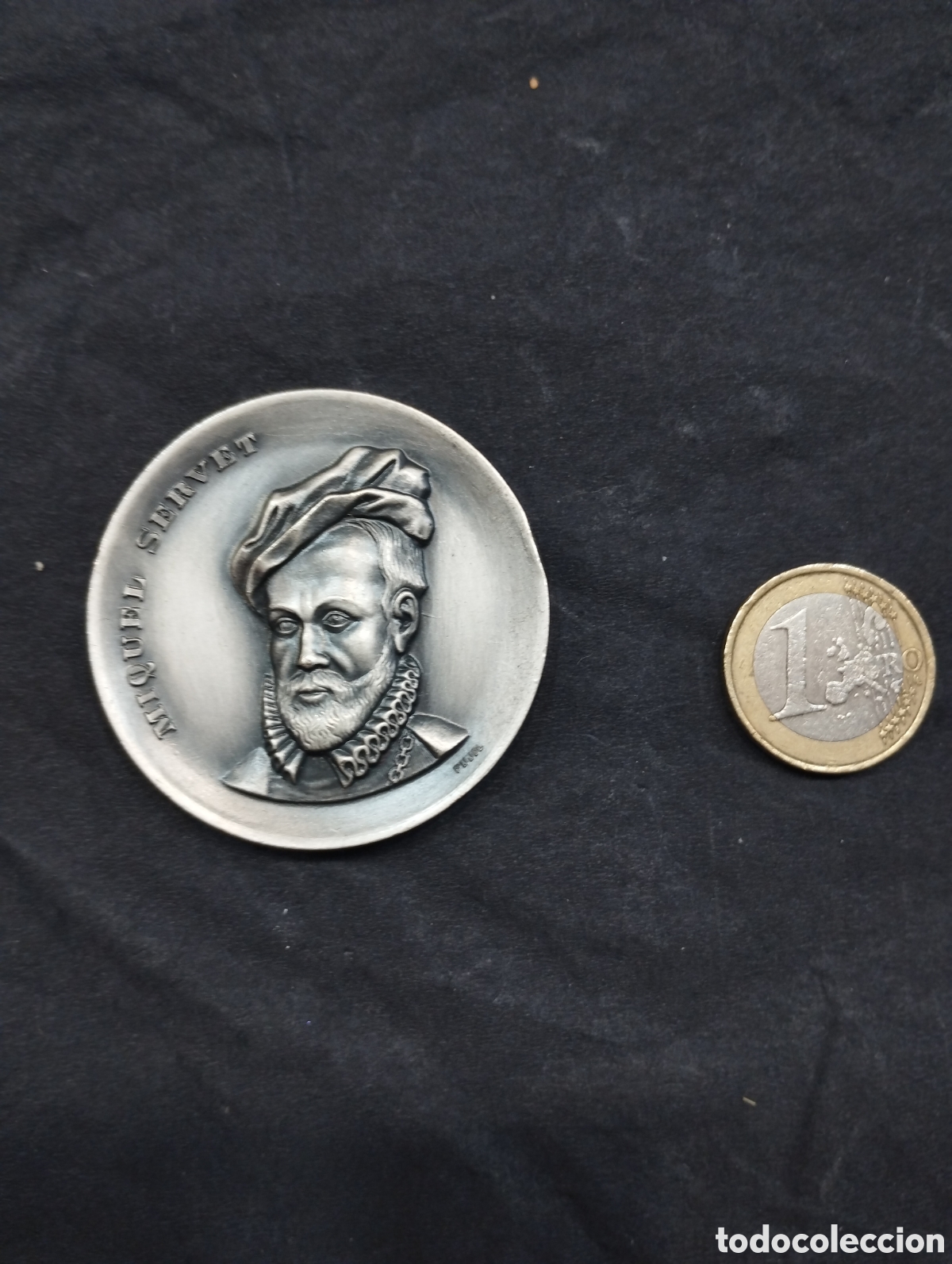 Thematic medals: Preciosa medalla de Miquel Servet Barcelona 1988