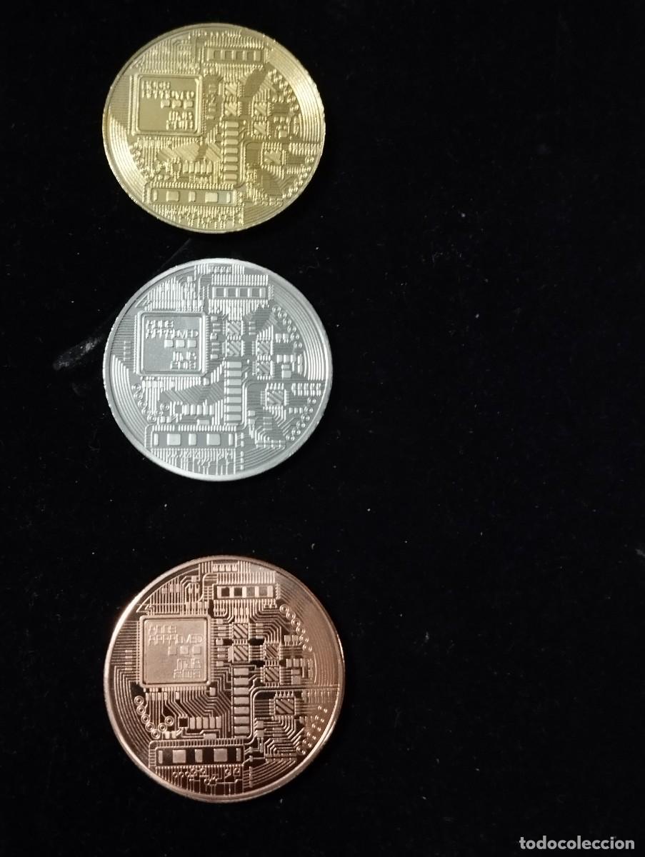 Medallas tem&aacute;ticas: LOTE 3 BITCOIN COLECCION. - Foto 2