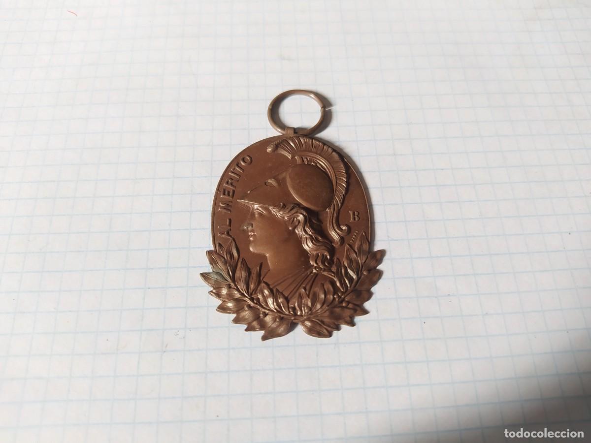 Medallas tem&aacute;ticas: Medalla al m&eacute;rito, cobriza - Foto 1