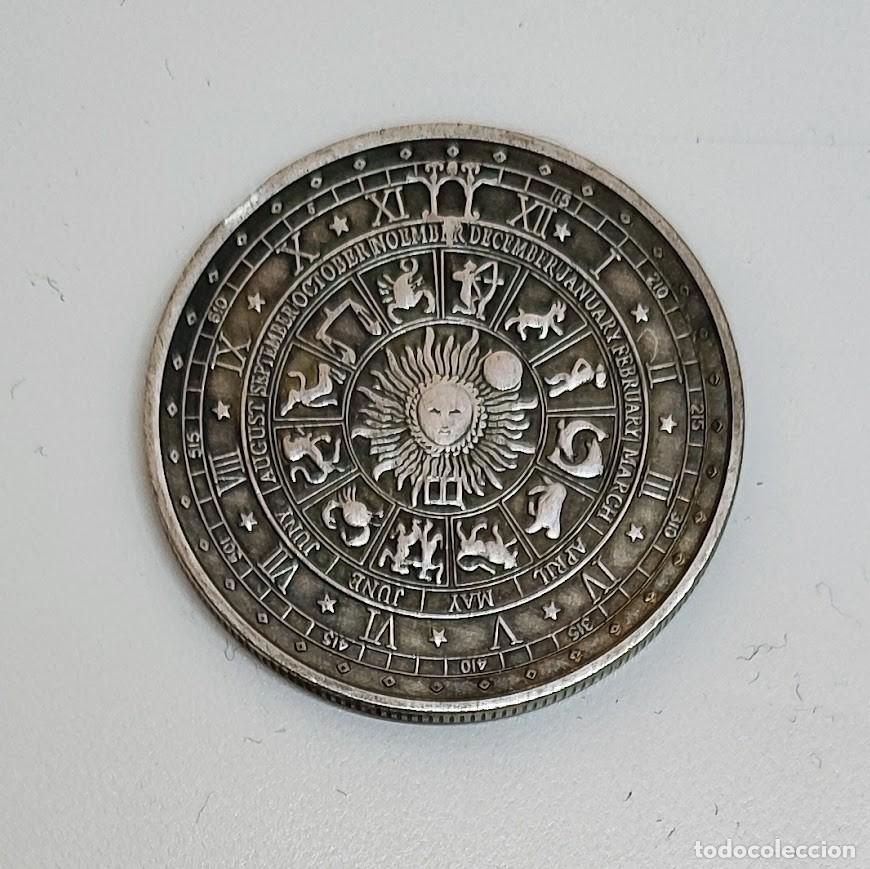 Medallas tem&aacute;ticas: MONEDA DE LA SUERTE CON EL ZODIACO - Foto 1