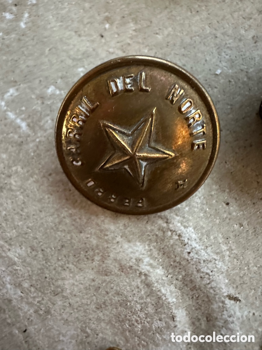 Medallas tem&aacute;ticas: BOTONES INSIGNIA FERROCARRIL DEL NORTE - Foto 2