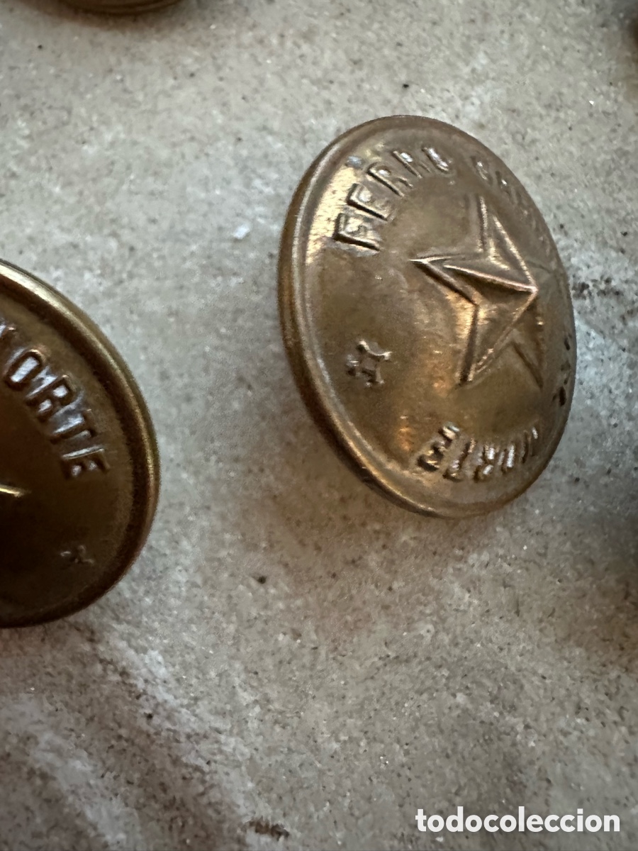Medallas tem&aacute;ticas: BOTONES INSIGNIA FERROCARRIL DEL NORTE - Foto 3
