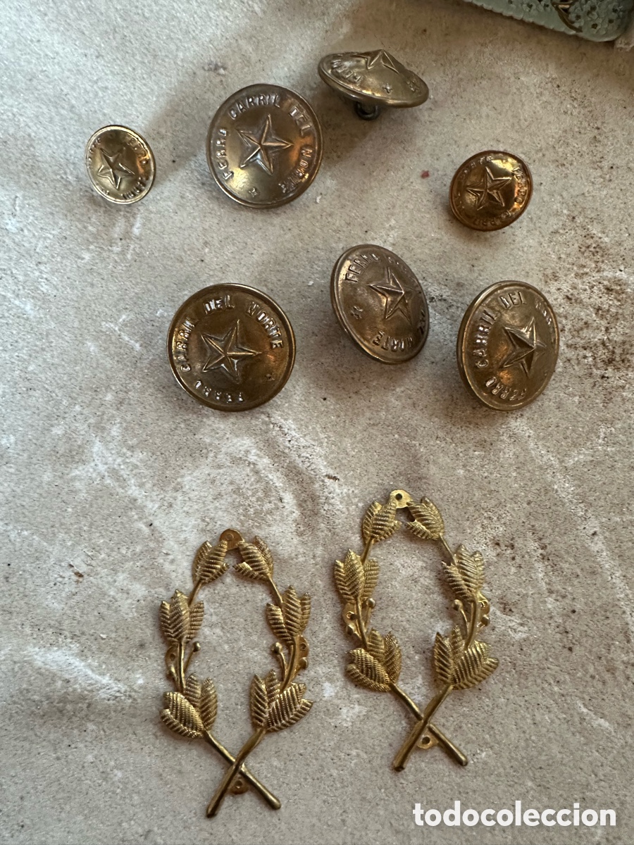 Medallas tem&aacute;ticas: BOTONES INSIGNIA FERROCARRIL DEL NORTE - Foto 12