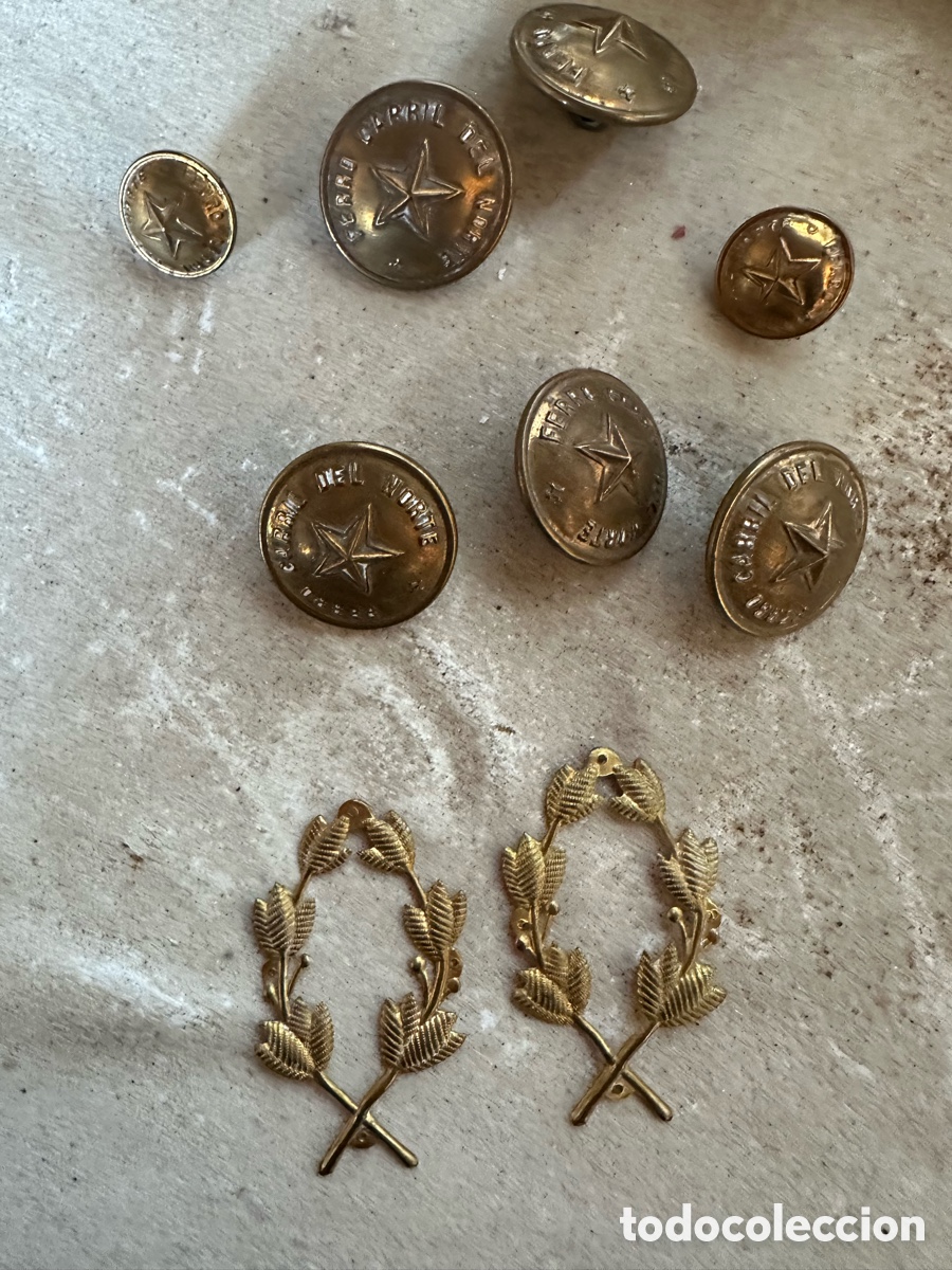Medallas tem&aacute;ticas: BOTONES INSIGNIA FERROCARRIL DEL NORTE - Foto 1