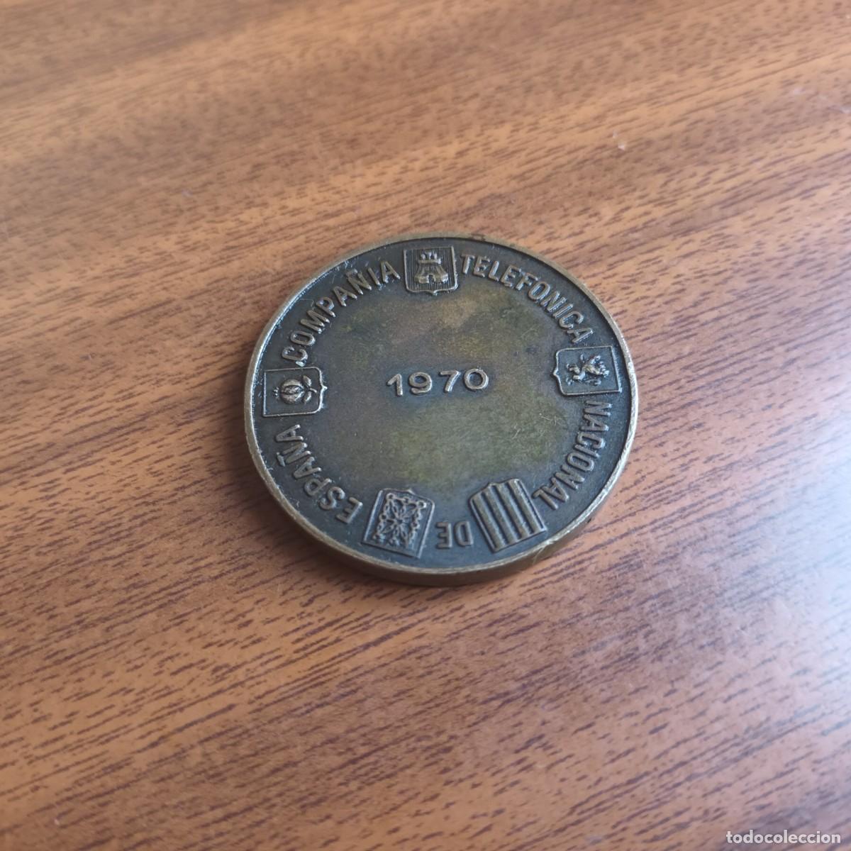 Medallas tem&aacute;ticas: Medalla Compa&ntilde;&iacute;a Telef&oacute;nica ~ 1970 - Foto 4