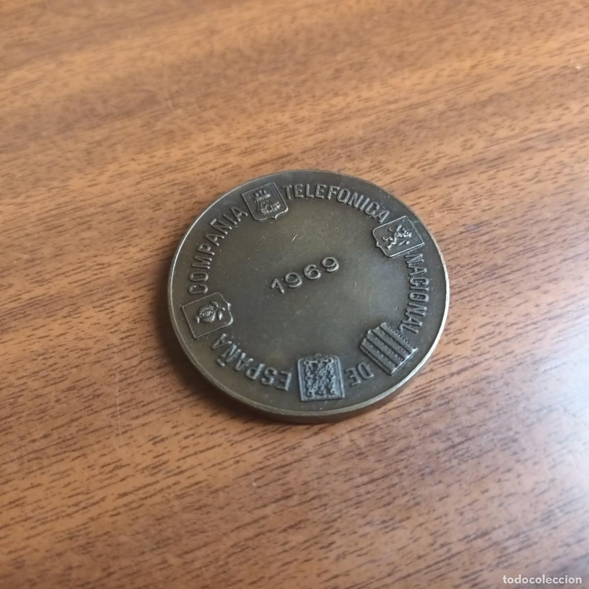 Medallas tem&aacute;ticas: Medalla Compa&ntilde;&iacute;a Telef&oacute;nica ~ 1969 - Foto 4
