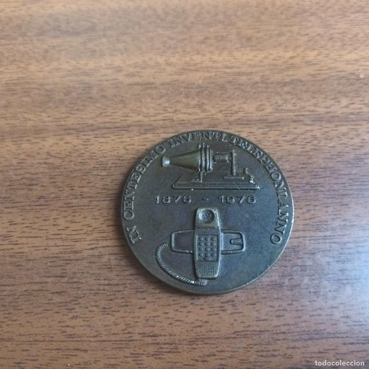 Medallas tem&aacute;ticas: Medalla Compa&ntilde;&iacute;a Telef&oacute;nica ~ 1976 - Foto 2