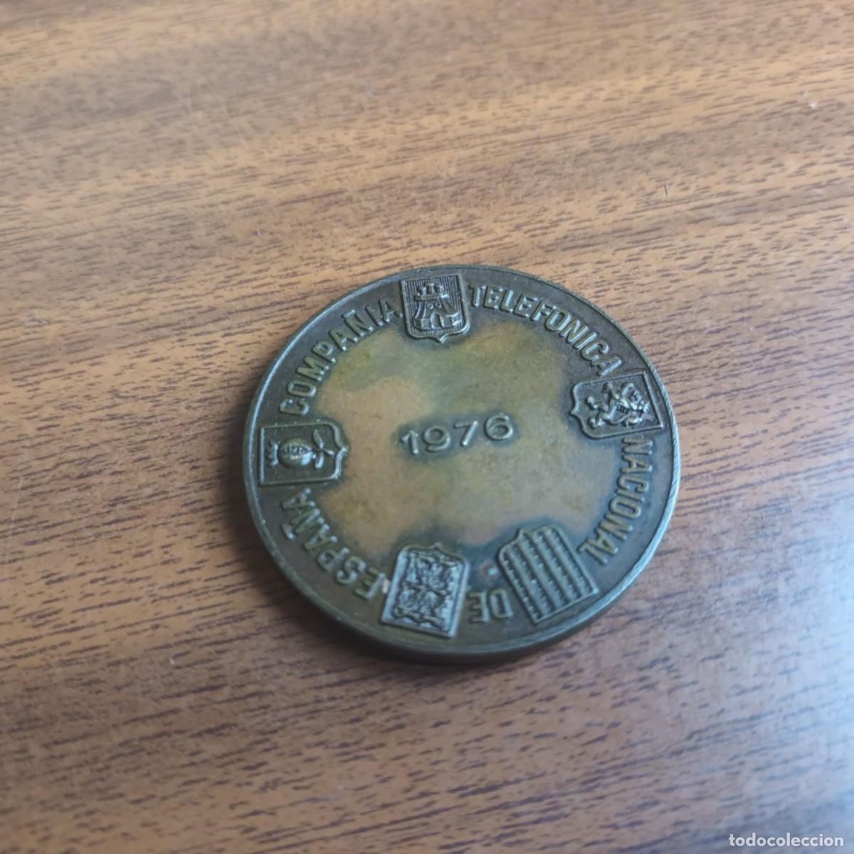 Medallas tem&aacute;ticas: Medalla Compa&ntilde;&iacute;a Telef&oacute;nica ~ 1976 - Foto 4