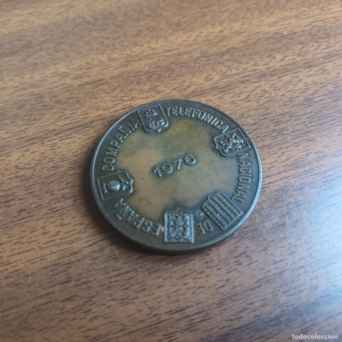 Medallas tem&aacute;ticas: Medalla Compa&ntilde;&iacute;a Telef&oacute;nica ~ 1976 - Foto 5