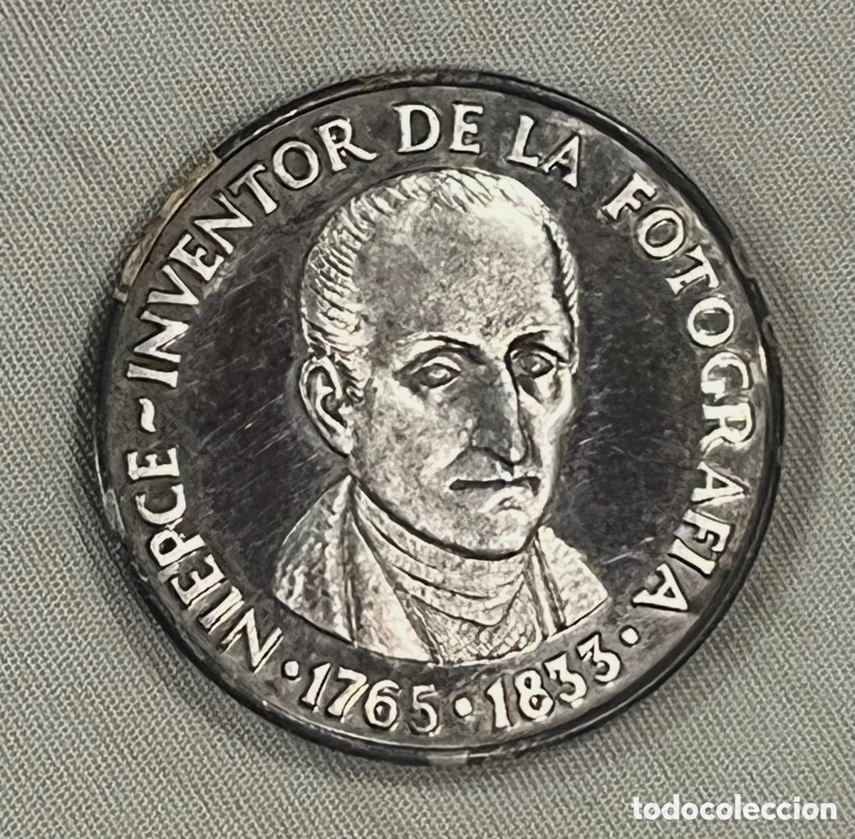 Medallas tem&aacute;ticas: MONEDA PLATA: AGFA - GEVAERT. NAVIDAD 1973 - Foto 1