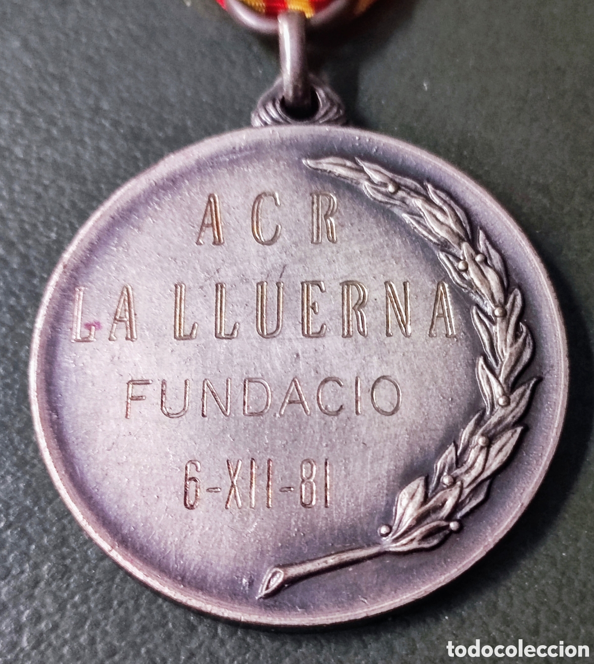 Medallas tem&aacute;ticas: Medalla. 1981. ACR La Lluerna Fundacio. - Foto 2