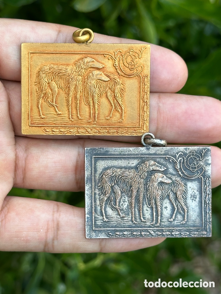 Medallas tem&aacute;ticas: 2 MEDALLAS SOCIETAT CANINA DE CATALUNYA XII EXPOSICIO INTERNACIONAL CANINA 1936 - BARCELONA