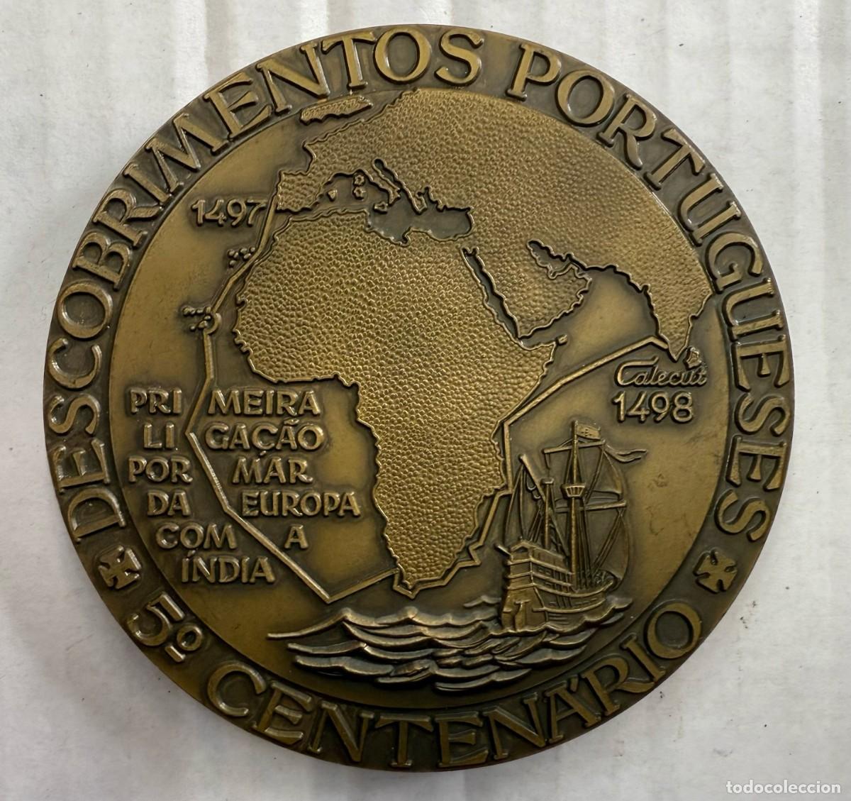 Medallas tem&aacute;ticas: VASCO DE GAMA BRONCE MEDALLA-1882 - Foto 2
