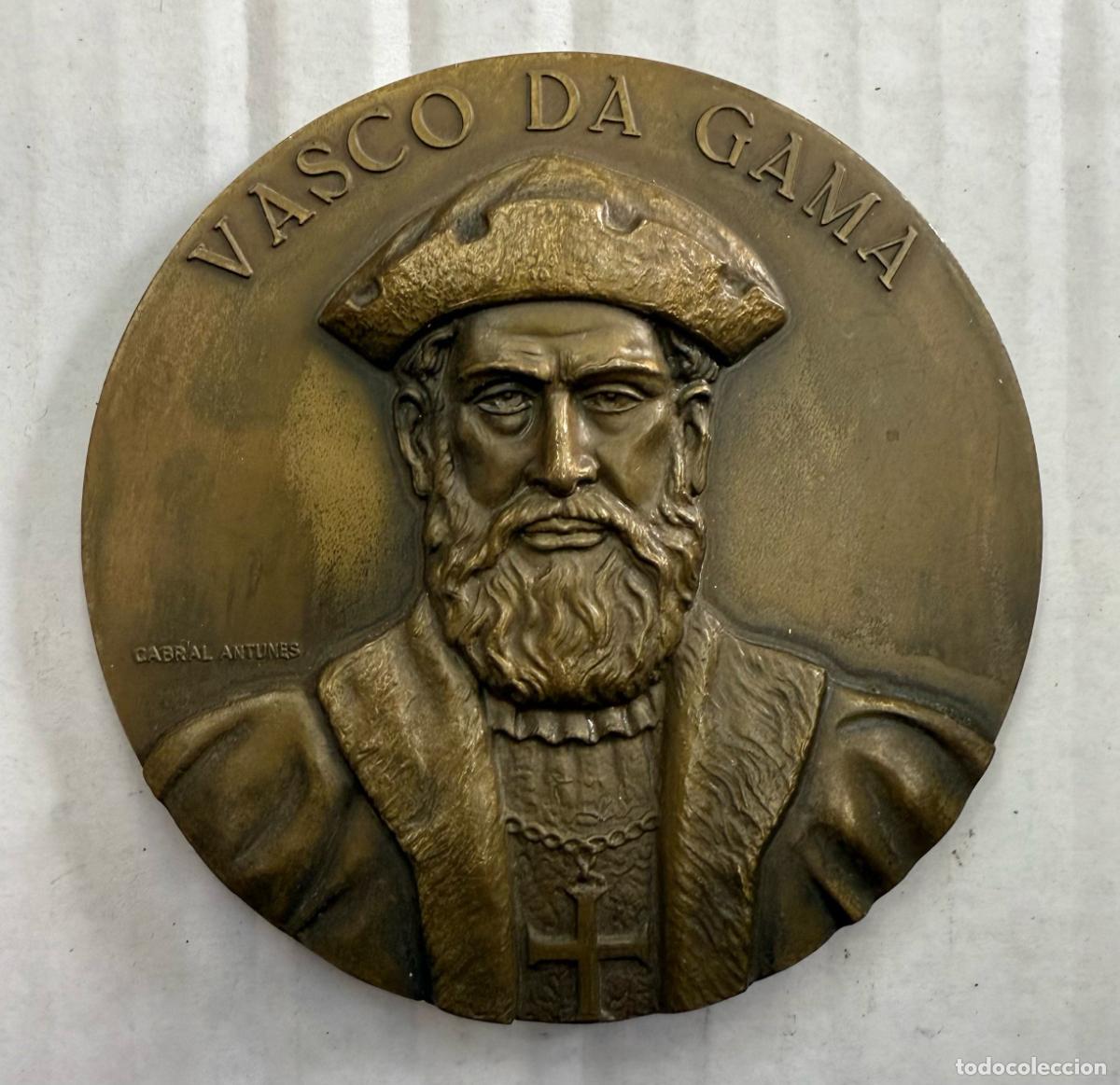 Medallas tem&aacute;ticas: VASCO DE GAMA BRONCE MEDALLA-1882 - Foto 1