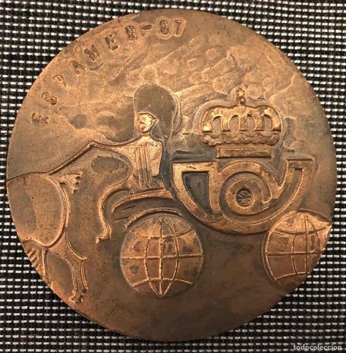 Medallas tem&aacute;ticas: MEDALLA ESPAMER 87 LA CORU&Ntilde;A - Foto 2