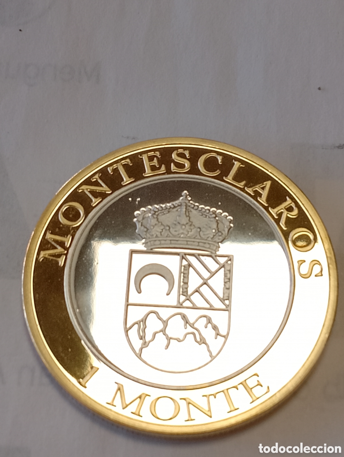 Medallas tem&aacute;ticas: Lote de dos monedas de Montesclaros - Foto 6