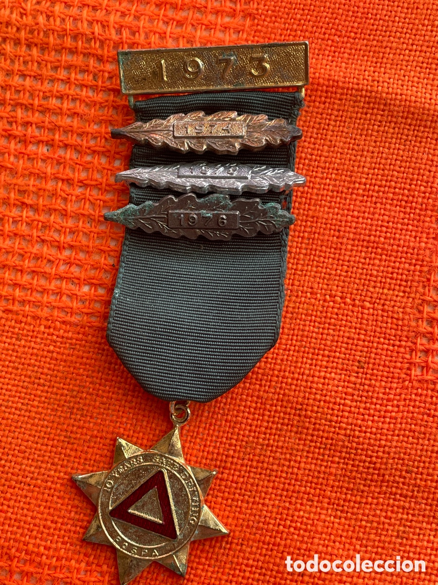 Medallas tem&aacute;ticas: ROSPA Medal-Safe Driving 1973-76 - Foto 1