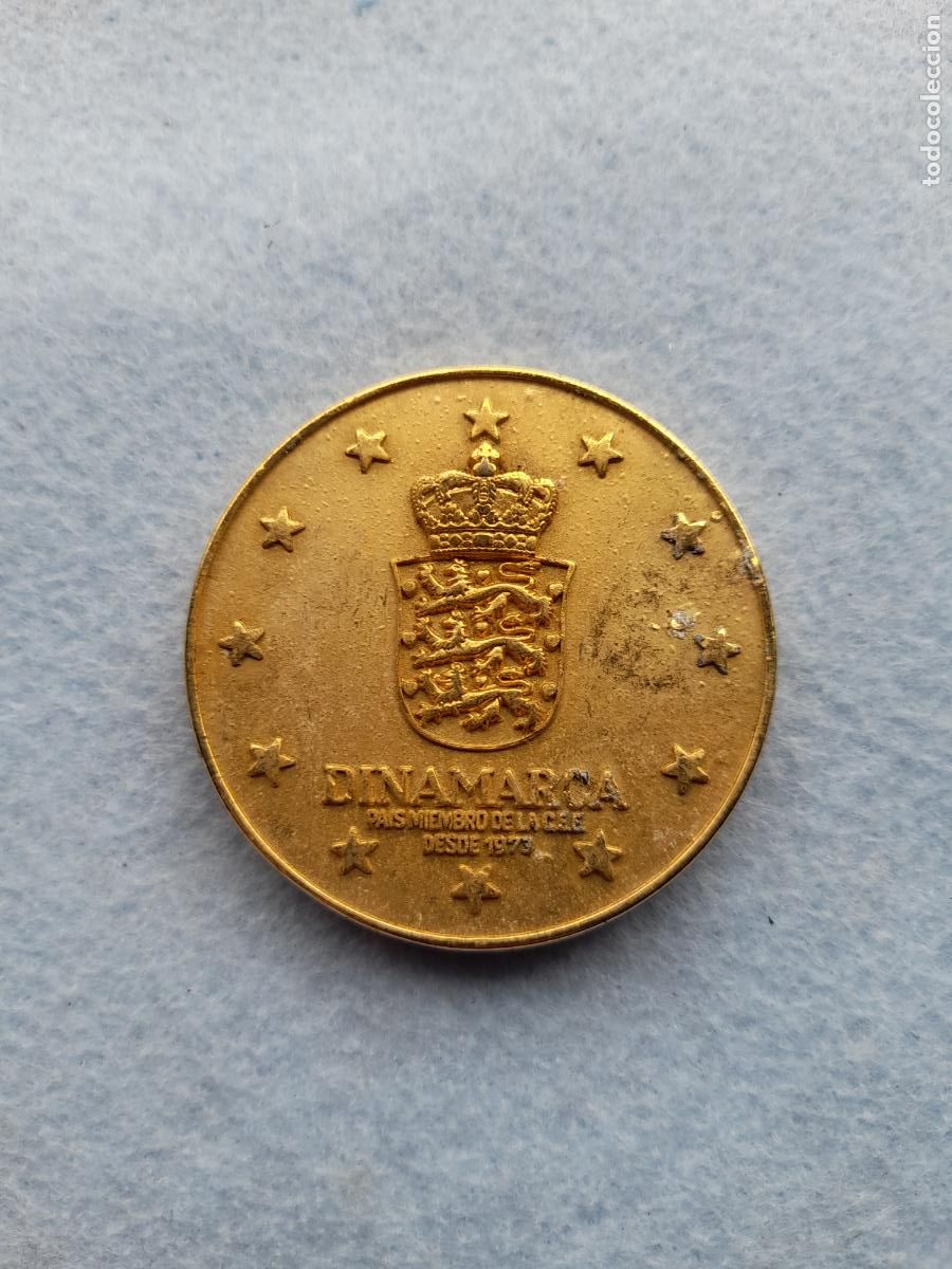 Medallas tem&aacute;ticas: Medalla Dinamarca. Castillo Christiansborg. - Foto 2
