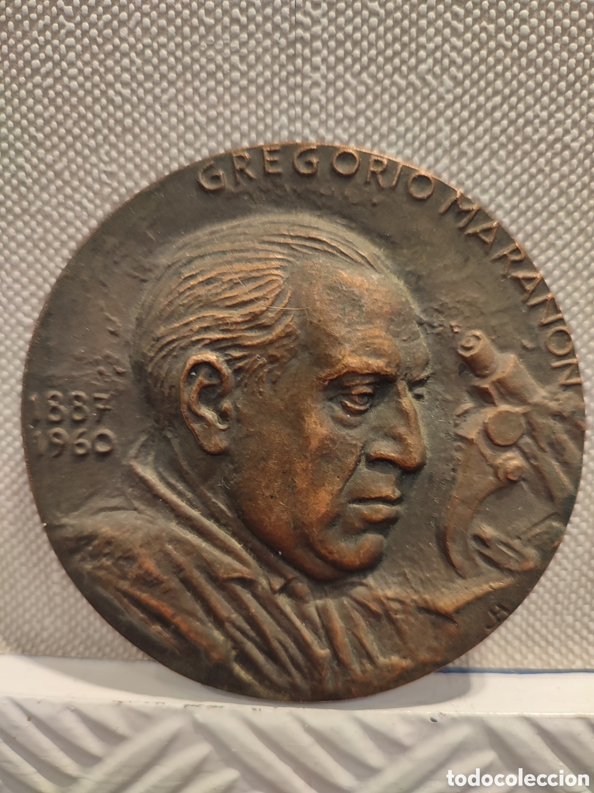 Medallas tem&aacute;ticas: Medalla bronce Gregorio Mara&ntilde;on - Foto 1