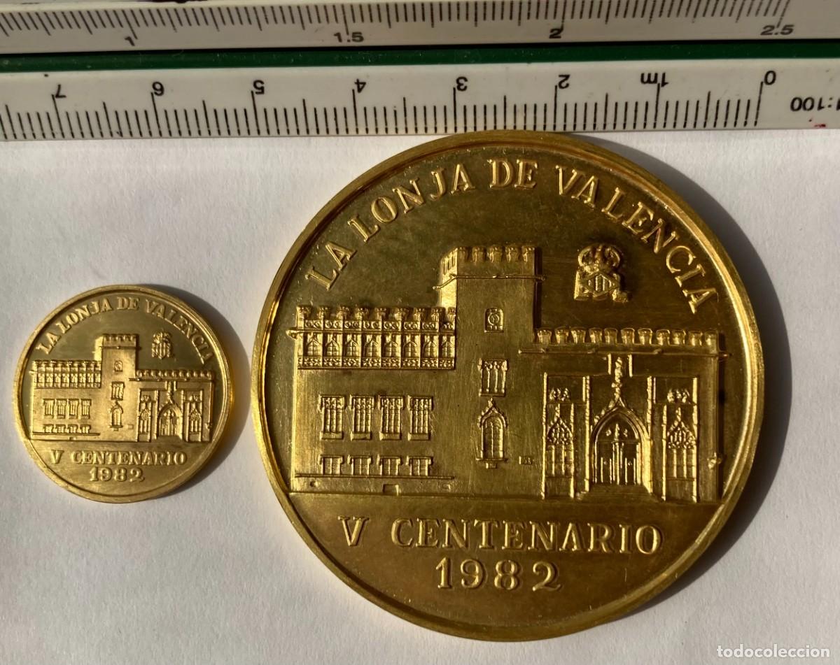Medallas tem&aacute;ticas: MEDALLAS 5&ordm; CENTENARIO LONJA DE VALENCIA - Foto 8