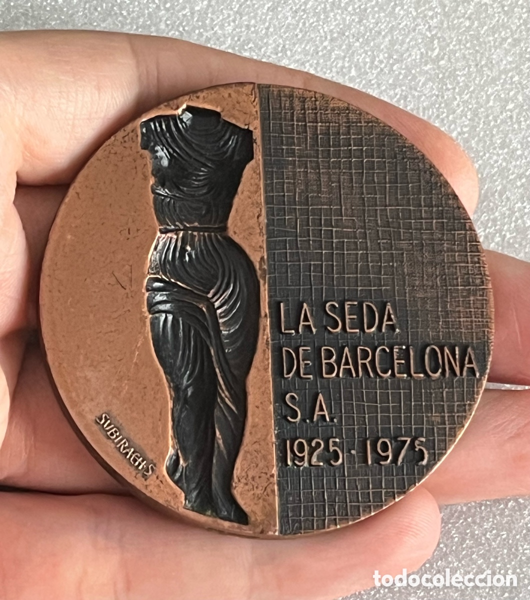 Medallas tem&aacute;ticas: Medalla Subirachs - La Seda - Foto 3