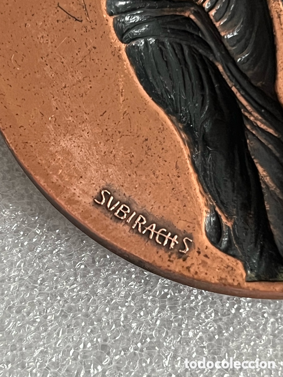 Medallas tem&aacute;ticas: Medalla Subirachs - La Seda - Foto 4