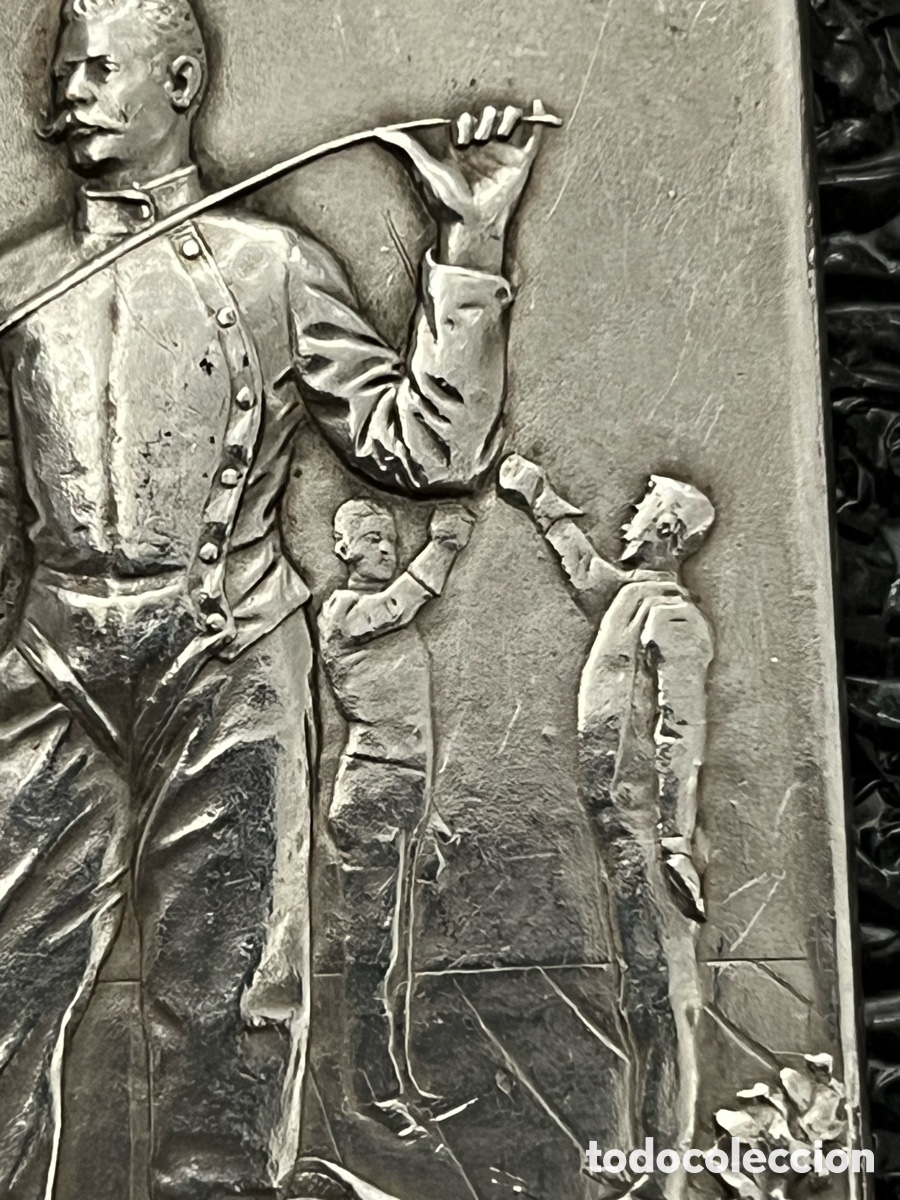 Medallas tem&aacute;ticas: Medalla de bronce rectangular - Esgrima - Foto 5