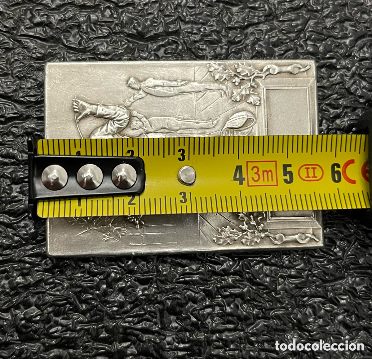 Medallas tem&aacute;ticas: Medalla de bronce rectangular - Esgrima - Foto 8
