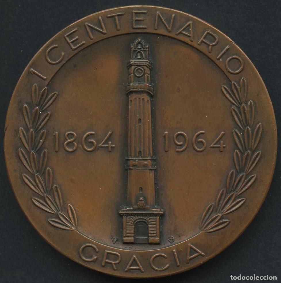 Medaglie tematiche: MEDALLA, CENTENARIO CAMPANARIO DE GRACIA, RELOJ DE LA TORRE, 1964