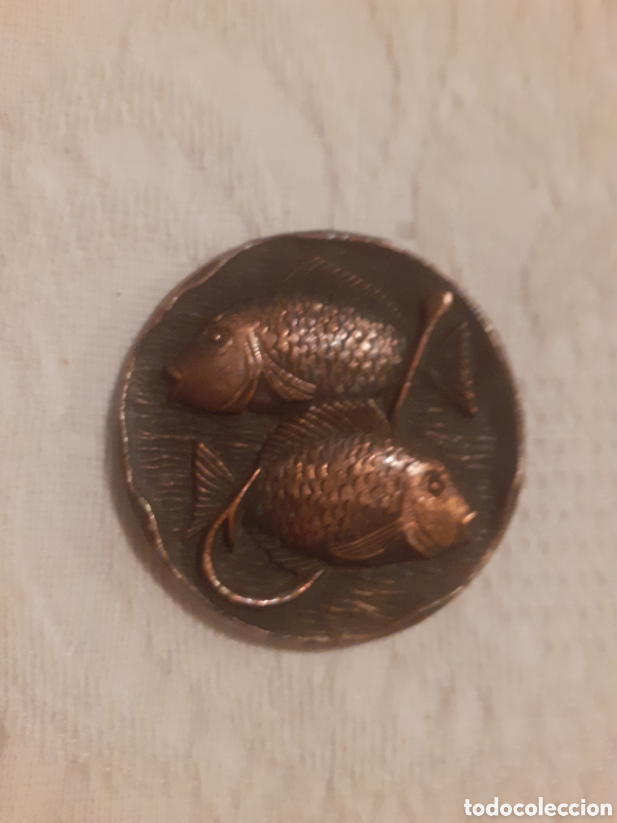 Medallas tem&aacute;ticas: MEDALLA BRONCE. PESCA. 5 CM. - Foto 1