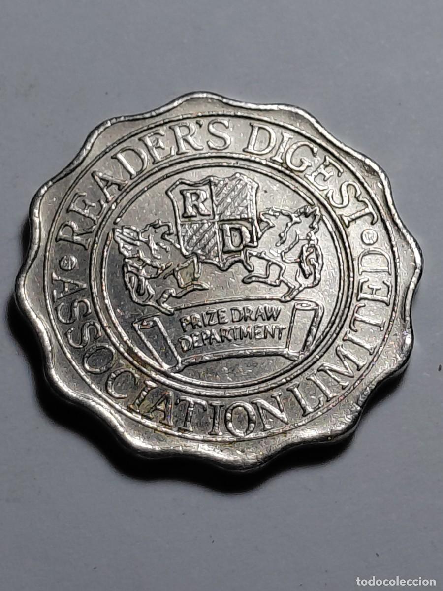 Medallas tem&aacute;ticas: FICHA - MEDALLA - TOKEN # 7 # READERS DIGEST - Foto 1