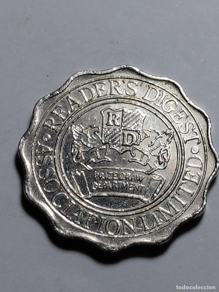Medallas tem&aacute;ticas: FICHA - MEDALLA - TOKEN # 7 # READERS DIGEST - Foto 2
