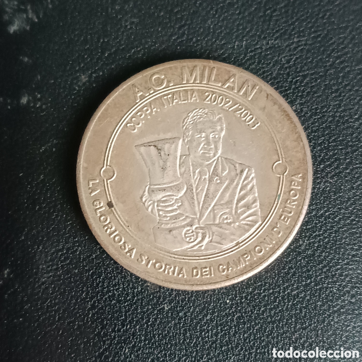 Medallas tem&aacute;ticas: Moneda A.C. Milan copa Italia 2002/2003 - Foto 1