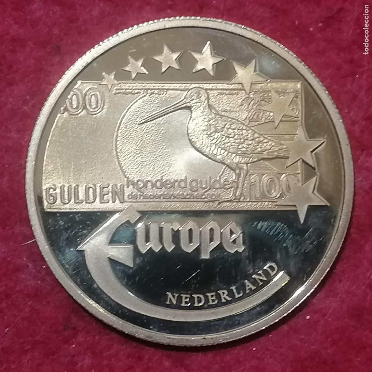 Medaglie tematiche: Medalla Holanda, 2003, 100 gulden, florines, neerlandeses, holandeses, Paises Bajos, 40079