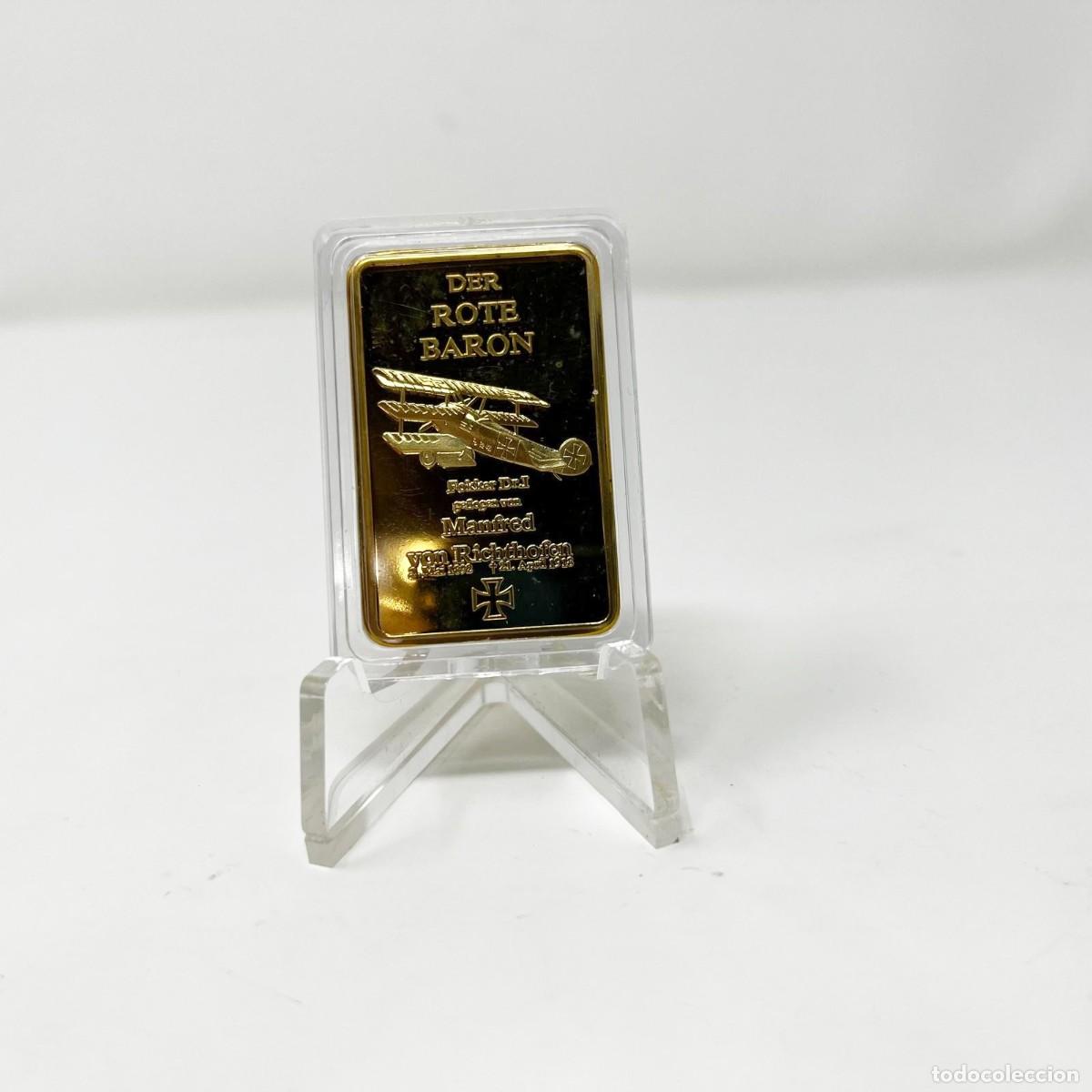 Medallas tem&aacute;ticas: Set 4 Lingotes Conmemorativos Ej&eacute;rcito Alem&aacute;n - Foto 4