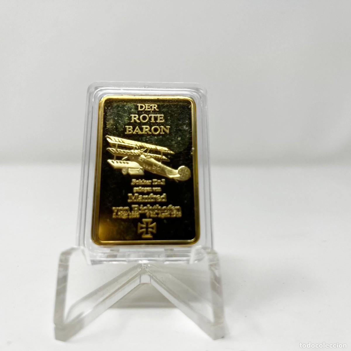 Medallas tem&aacute;ticas: Set 4 Lingotes Conmemorativos Ej&eacute;rcito Alem&aacute;n - Foto 6