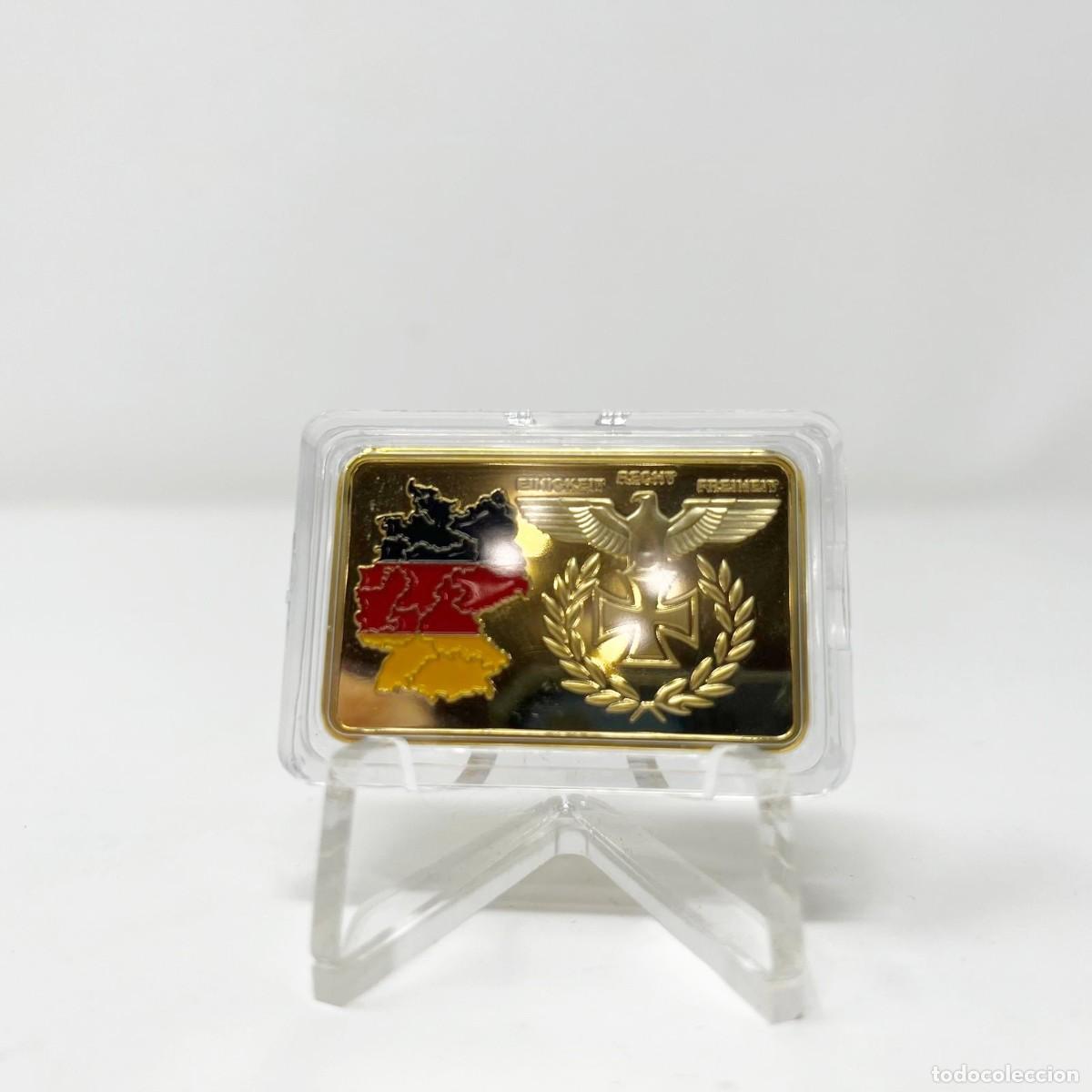 Medallas tem&aacute;ticas: Set 4 Lingotes Conmemorativos Ej&eacute;rcito Alem&aacute;n - Foto 9